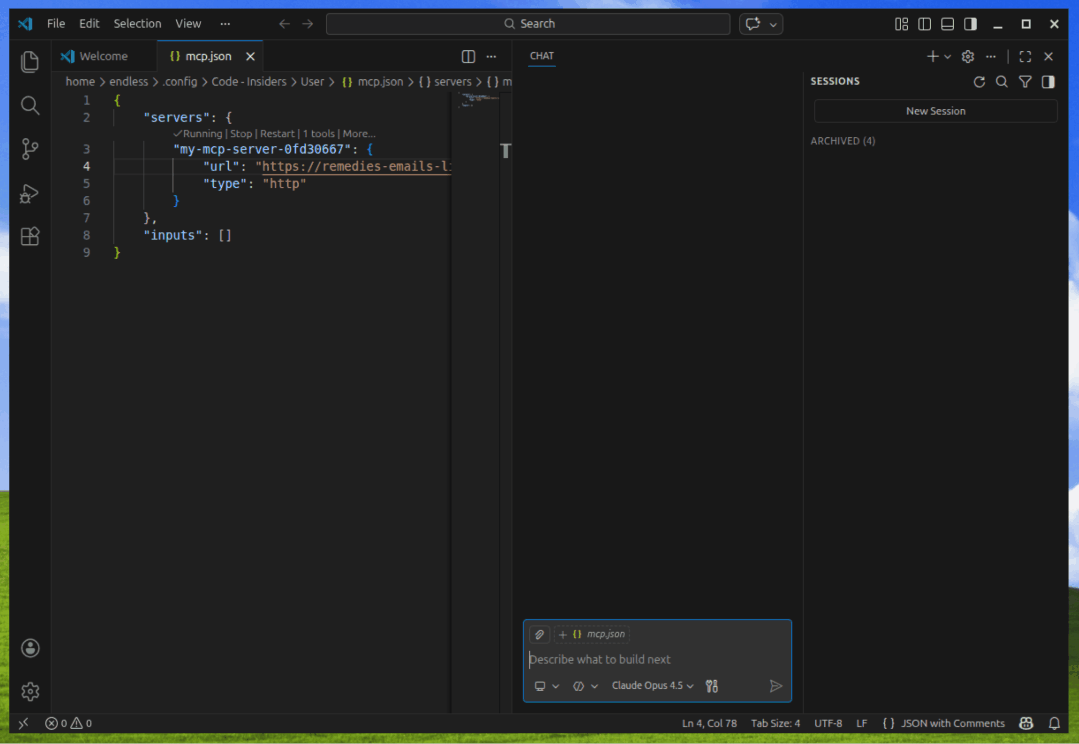 Color picker MCP App working in Visual Studio Code